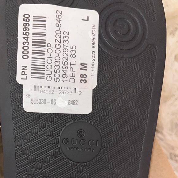 Authentic Gucci bling slides size 38 Women’s - Picture 6 of 11